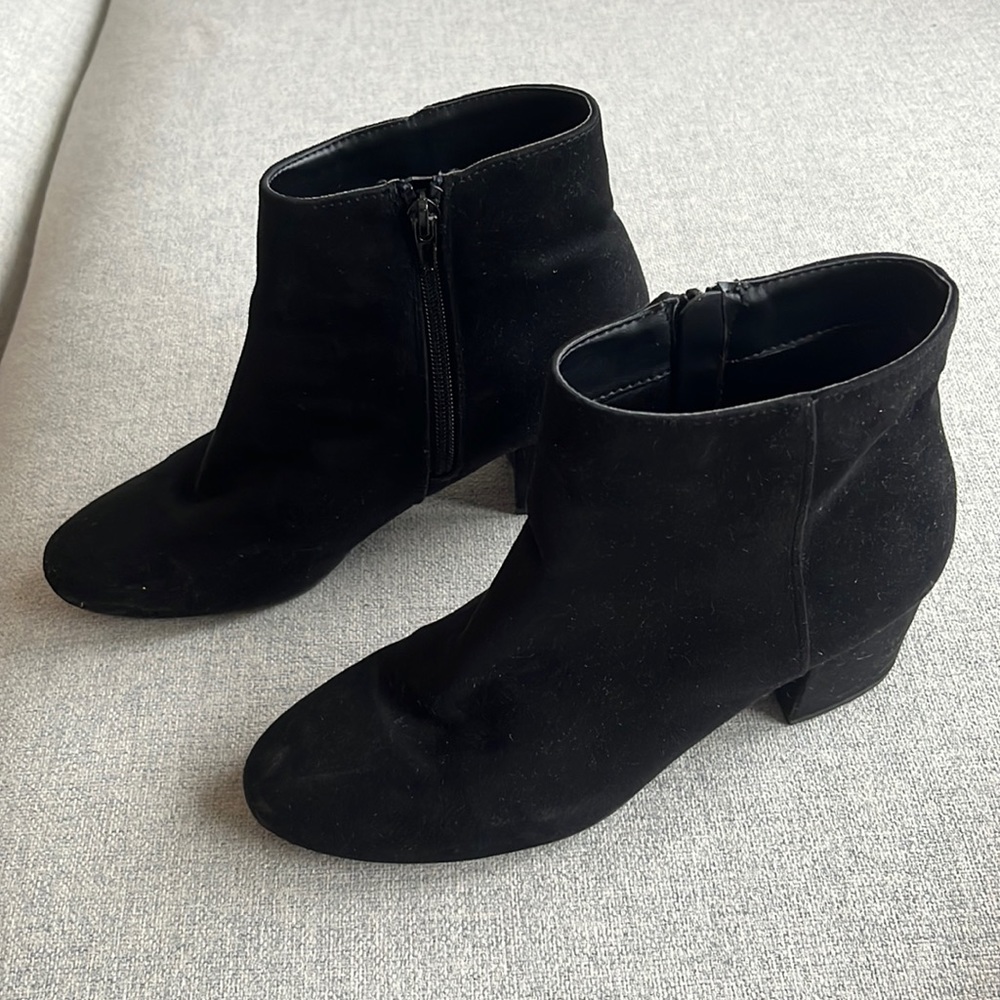 Black Suede Call It Spring Booties